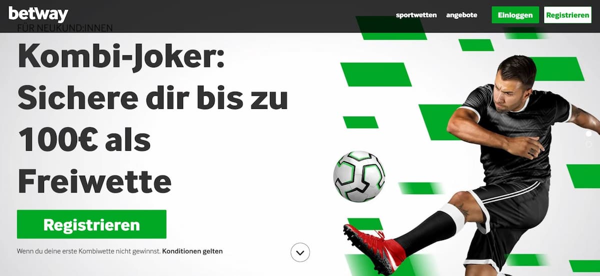 Betway Willkommensbonus